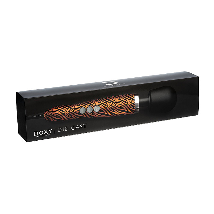 Вибромассажер DOXY Die Cast TIGER, очень мощный, питание 220В, металлический корпус