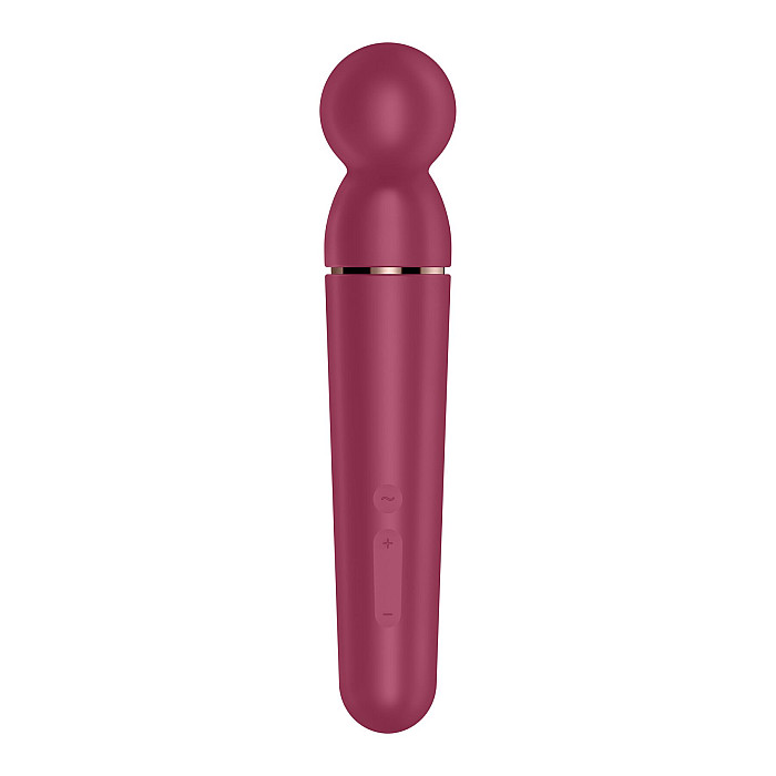 Вибромассажер Satisfyer Planet Wand-er Berry/Rosegold, очень мощный, беспроводной