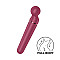 Вибромассажер Satisfyer Planet Wand-er Berry/Rosegold, очень мощный, беспроводной