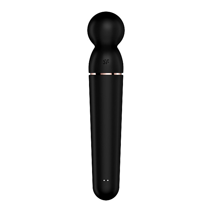 Вибромассажер Satisfyer Planet Wand-er Black/Rosegold, очень мощный, беспроводной
