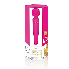 Вибромассажер Rianne S: Bella Mini Wand Rose, 10 режимов, медицинский силикон, подарочная упаковка