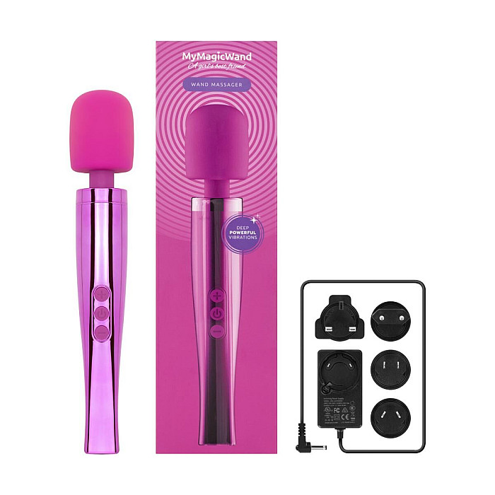 Вібромасажер MyMagicWand - Wand Massger Electric Pink