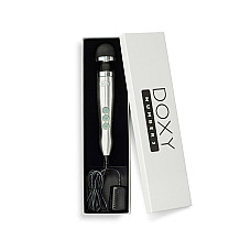 Вибромассажер DOXY Die Cast 3 Silver (Satin), очень мощный, питание 220В, металлический корпус