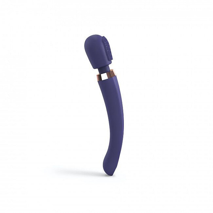 Вибромассажер с силиконовой щеточкой Love to Love Brush Crush – Midnight Indigo