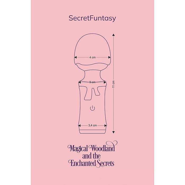 Вібромасажер FairyGasm SecretFuntasy blue