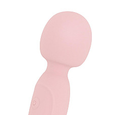 Двусторонний массажер-вибратор Good Vibes Only – SIMI Double-Sided Wand Vibrator Soft Silicone – Pink