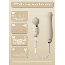 Пульсатор Zalo – AVA Attachment Sakura Pink для смарт-вибромассажера Zalo – AVA