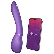 Смарт-вибромассажер We-Vibe Wand 2 Purple, очень мощный, функция Smart Silence