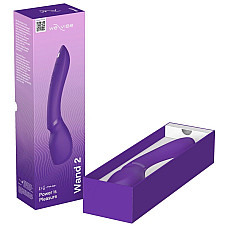 Смарт-вибромассажер We-Vibe Wand 2 Purple, очень мощный, функция Smart Silence