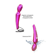 Стимулятор для клитора Love To Love Pleaser Iridescent Berry, эффект постукивания, 5 режимов