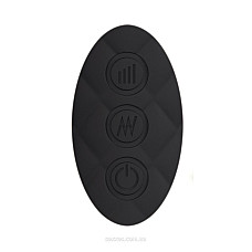 Мини-вибромассажер Dorcel Wand Wanderful Black мощный, водонепроницаемый, 18 режимов работы