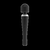 Потужний вібромасажер Dorcel Megawand Black перезаряджуваний, 160 режимів