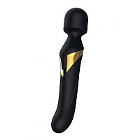 Вибромассажер 2в1 Dorcel Dual Orgasms Gold классический массажер и вибратор с жемчужным массажем