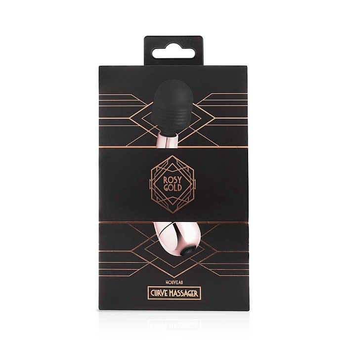 Мини-вибромассажер Rosy Gold — Nouveau Mini Curve Massager