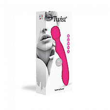 Вібромасажер 2в1 Love To Love TWIST Rose, 2 мотори, стимулювальний рельєф, водостійкий