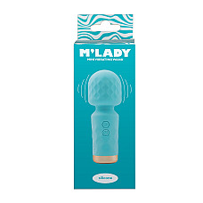 Вібромасажер M’Lady Mini Vibrating Wand Teal