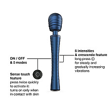 Вибромассажер Manwan MAN.WAND EDGY Stellar Blue