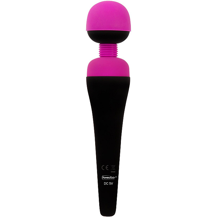 Вибромассажер PalmPower Recharge Pink, перезаряжаемый, гибкая головка, тревел-замок