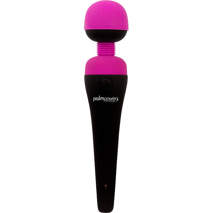 Вибромассажер PalmPower Recharge Pink, перезаряжаемый, гибкая головка, тревел-замок