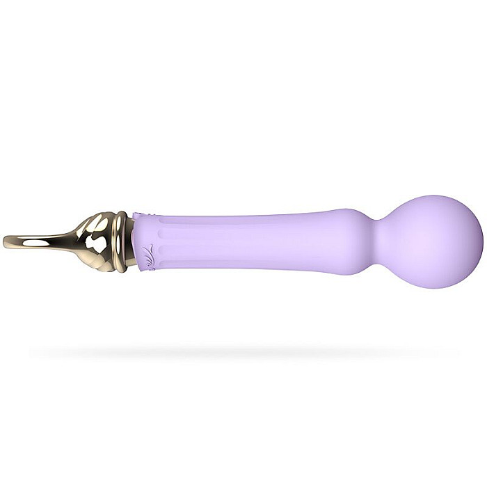 Вібромасажер із підігрівом Zalo Sweet Magic - Confidence Wand Fantasy Violet