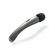 Мощный вибромассажер Dorcel Megawand Chrome Silver перезаряжаемый, 160 режимов