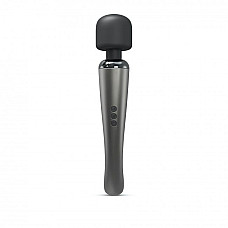 Мощный вибромассажер Dorcel Megawand Chrome Silver перезаряжаемый, 160 режимов