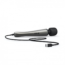 Мощный вибромассажер Dorcel Megawand Chrome Silver перезаряжаемый, 160 режимов
