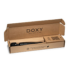 Вибромассажер DOXY3 USB-C Massager MATTE BLACK, кабель USB-C, регулируемая интенсивность, компактный
