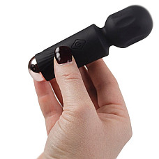 Вібромасажер Rocks Off Mini Wand Black Tulip, 16 режимів