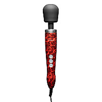 Вібромасажер DOXY Die Cast ROSE PATTERN, дуже потужний, живлення 220В, металевий корпус