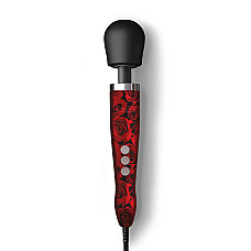 Вибромассажер DOXY Die Cast ROSE PATTERN, очень мощный, питание 220В, металлический корпус