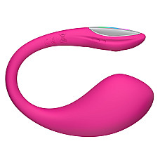 Смарт-виброяйцо Lovense Lush 4, очень мощное, быстрая зарядка, LED-подсветка