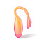 Смарт-виброяйцо Magic Motion Flamingo Max Orange 2 в 1: виброяйцо и тренажер Кегеля, 10 режимов