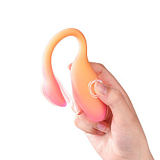 Смарт-виброяйцо Magic Motion Flamingo Max Orange 2 в 1: виброяйцо и тренажер Кегеля, 10 режимов