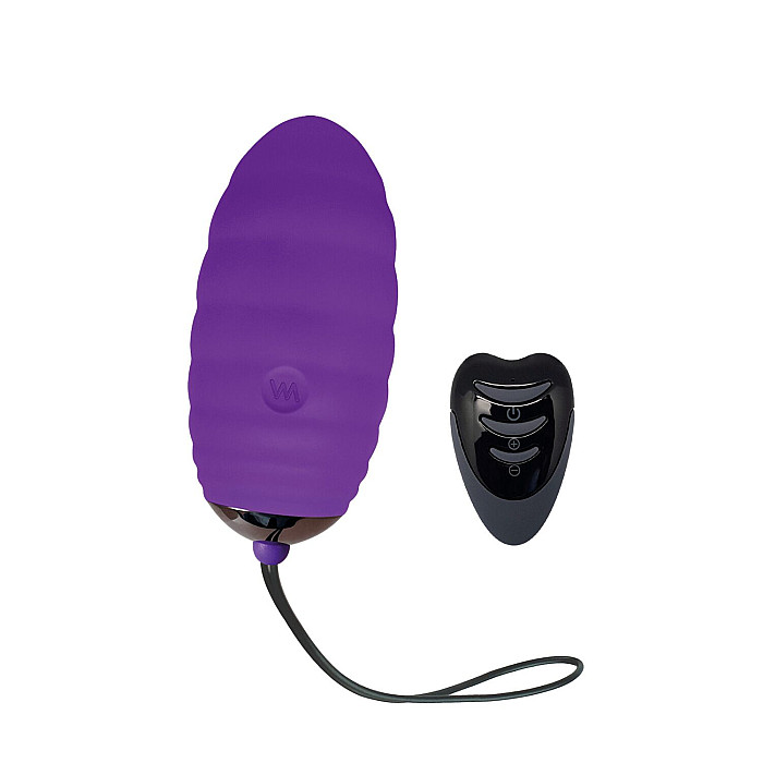 Виброяйцо Adrien Lastic Ocean Breeze 2.0 Purple, пульт ДУ, очень мощный мотор, 10 виброрежимов