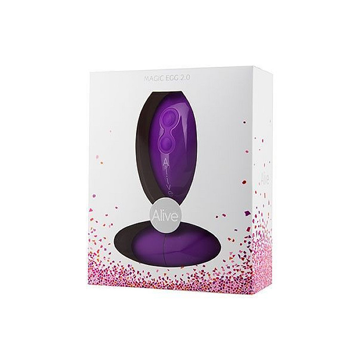 Віброяйце Alive Magic Egg 2.0 Purple з пультом ДК, на батарейках