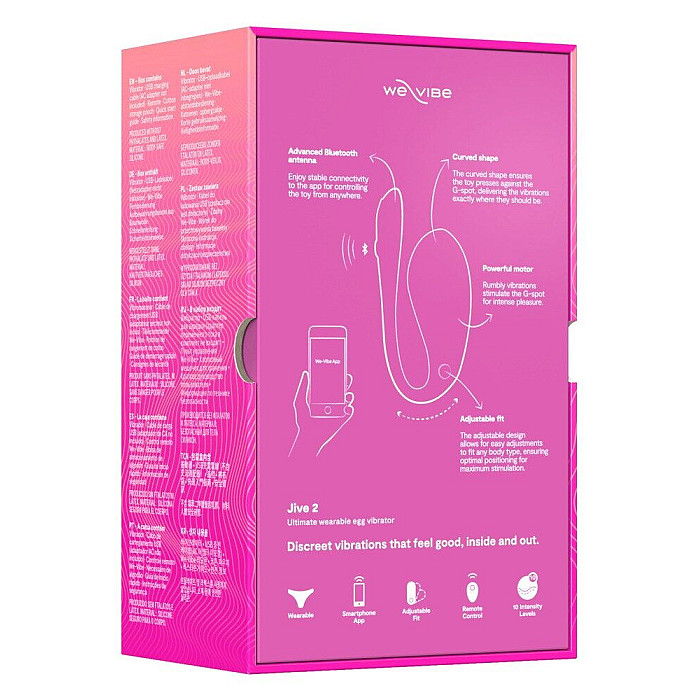 Смарт-віброяйце We-Vibe Jive 2 Electric Pink