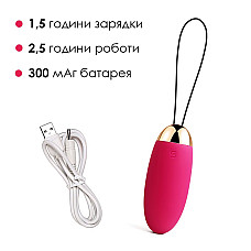 Виброяйцо с пультом управления Svakom Elva Plum Red