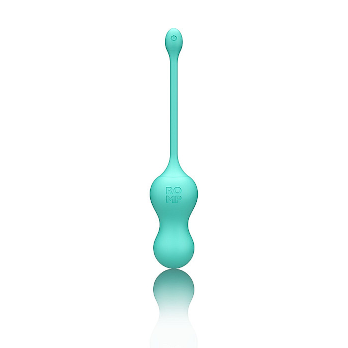 Віброяйце для точки G з пультом керування Romp Cello Light Teal, водонепроникне
