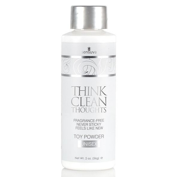 Пудра для ухода за игрушками Sensuva Think Clean Thoughts Toy Powder (56 г)