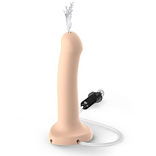 Кончающий фаллоимитатор Strap-On-Me Dildo Cum Flesh, диаметр 3,6см, силикон, насадка для страпона