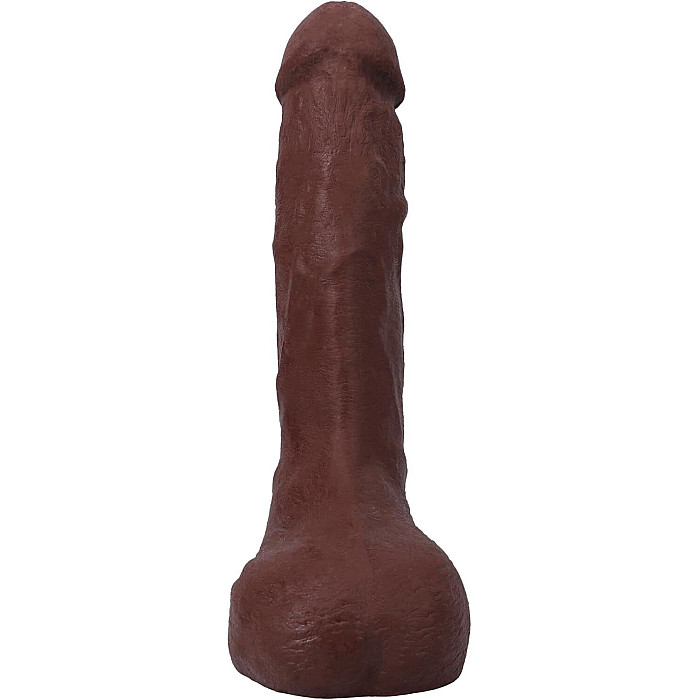 Фалоімітатор, що кінчає Doc Johnson The Realistic Cock ULTRASKYN - Squirting 9,5 Inch Chocolate