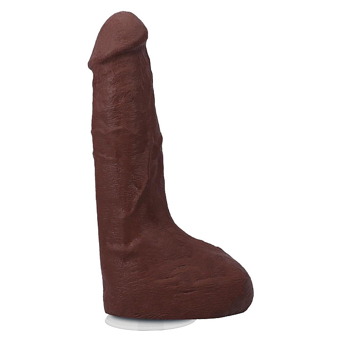 Фалоімітатор, що кінчає Doc Johnson The Realistic Cock ULTRASKYN - Squirting 9,5 Inch Chocolate