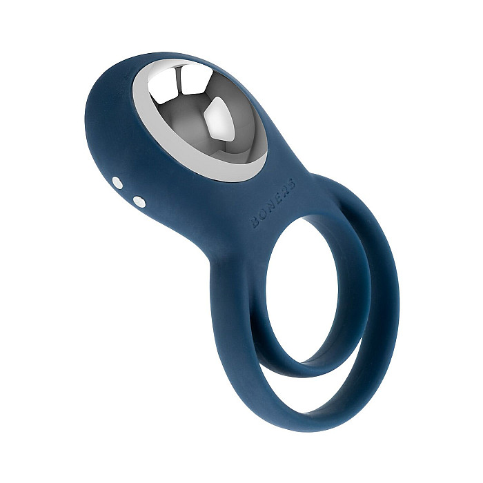 Эрекционное кольцо Boners Vibrating Double Cock Ring