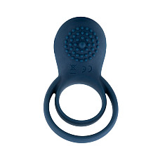 Эрекционное кольцо Boners Vibrating Double Cock Ring