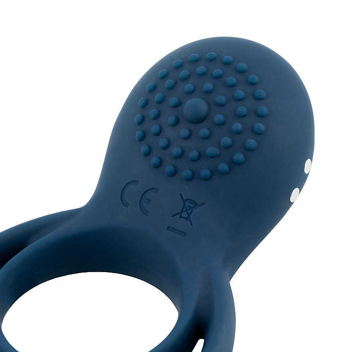 Эрекционное кольцо Boners Vibrating Double Cock Ring