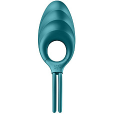 Эрекционное виброкольцо лассо Satisfyer Swordsman Green, крепкая фиксация, 10 режимов, мощный мотор