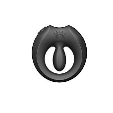 Эрекционное смарт-виброкольцо Zalo Apis Obsidian Black, до 4 часов работы, зарядный кейс