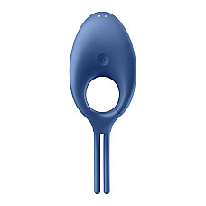 Эрекционное виброкольцо лассо Satisfyer Swordsman Blue, крепкая фиксация, 10 режимов, мощный мотор