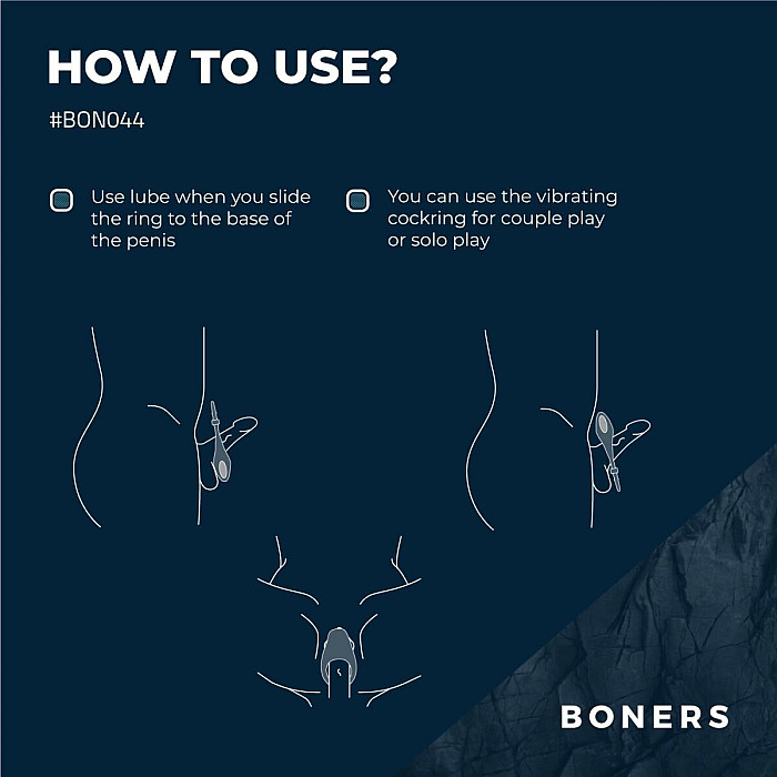 Эрекционное кольцо Boners Adjustable Cockring